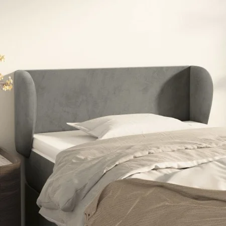 Cabecero de terciopelo gris claro 83x23x78/88 cm de vidaXL, Cabeceros y pies de cama - Ref: Foro24-3116894, Precio: 43,51 €, ...