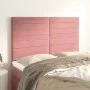 Cabeceros 4 unidades terciopelo rosa 72x5x78/88 cm de vidaXL, Cabeceros y pies de cama - Ref: Foro24-3116525, Precio: 96,87 €...