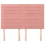 Cabeceros 4 unidades terciopelo rosa 72x5x78/88 cm de vidaXL, Cabeceros y pies de cama - Ref: Foro24-3116525, Precio: 96,87 €...
