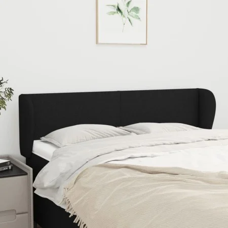 Kopfteil aus schwarzem Stoff, 147 x 23 x 78/88 cm von vidaXL, Kopf- und Fußteile - Ref: Foro24-3116864, Preis: 68,58 €, Rabat...