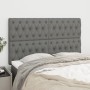 Kopfteile 4 Einheiten aus dunkelgrauem Stoff 80x7x78/88 cm von vidaXL, Kopf- und Fußteile - Ref: Foro24-3116675, Preis: 134,9...