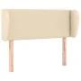 Kopfteil aus cremefarbenem Stoff, 103 x 23 x 78/88 cm von vidaXL, Kopf- und Fußteile - Ref: Foro24-3116999, Preis: 48,30 €, R...
