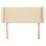 Kopfteil aus cremefarbenem Stoff, 103 x 23 x 78/88 cm von vidaXL, Kopf- und Fußteile - Ref: Foro24-3116999, Preis: 49,50 €, R...