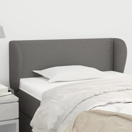 Kopfteil aus dunkelgrauem Stoff, 83 x 23 x 78/88 cm von vidaXL, Kopf- und Fußteile - Ref: Foro24-3116979, Preis: 45,58 €, Rab...