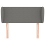 Kopfteil aus dunkelgrauem Stoff, 83 x 23 x 78/88 cm von vidaXL, Kopf- und Fußteile - Ref: Foro24-3116839, Preis: 45,96 €, Rab...