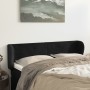 Kopfteil aus schwarzem Samt, 147 x 23 x 78/88 cm von vidaXL, Kopf- und Fußteile - Ref: Foro24-3116914, Preis: 72,01 €, Rabatt: %