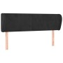 Cabecero de terciopelo negro 147x23x78/88 cm de vidaXL, Cabeceros y pies de cama - Ref: Foro24-3116914, Precio: 72,79 €, Desc...