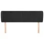 Cabecero de terciopelo negro 147x23x78/88 cm de vidaXL, Cabeceros y pies de cama - Ref: Foro24-3116914, Precio: 70,17 €, Desc...