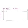 4-teiliges TV-Möbelset aus schwarzem Sperrholz von vidaXL, TV-Möbel - Ref: Foro24-3114535, Preis: 193,43 €, Rabatt: %