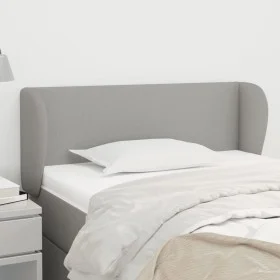 Light gray fabric headboard 103x23x78/88 cm by vidaXL, Headboards and footboards - Ref: Foro24-3116854, Price: 47,58 €, Disco...