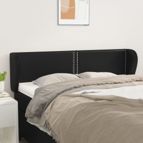 Kopfteil aus schwarzem Kunstleder, 147 x 23 x 78/88 cm von vidaXL, Kopf- und Fußteile - Ref: Foro24-3117094, Preis: 57,60 €, ...