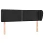 Black synthetic leather headboard 147x23x78/88 cm by vidaXL, Headboards and footboards - Ref: Foro24-3117094, Price: 57,96 €,...