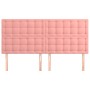Kopfteile 4 Einheiten aus rosa Samt 80x5x78/88 cm von vidaXL, Kopf- und Fußteile - Ref: Foro24-3116825, Preis: 117,81 €, Raba...