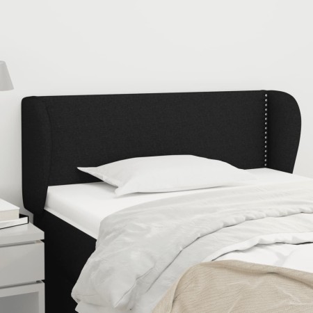 Cabecero de tela negro 83x23x78/88 cm de vidaXL, Cabeceros y pies de cama - Ref: Foro24-3116980, Precio: 43,37 €, Descuento: %