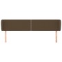 Cabecero de tela gris oscuro 203x23x78/88 cm de vidaXL, Cabeceros y pies de cama - Ref: Foro24-3117029, Precio: 63,75 €, Desc...