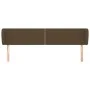 Dark gray fabric headboard 203x23x78/88 cm by vidaXL, Headboards and footboards - Ref: Foro24-3117029, Price: 62,17 €, Discou...