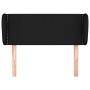 Cabecero de tela negro 83x23x78/88 cm de vidaXL, Cabeceros y pies de cama - Ref: Foro24-3116980, Precio: 43,37 €, Descuento: %