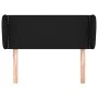 Cabecero de tela negro 83x23x78/88 cm de vidaXL, Cabeceros y pies de cama - Ref: Foro24-3116980, Precio: 44,94 €, Descuento: %