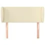 Cream synthetic leather headboard 103x23x78/88 cm by vidaXL, Headboards and footboards - Ref: Foro24-3117090, Price: 42,74 €,...