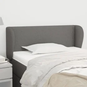Dark gray fabric headboard 103x23x78/88 cm by vidaXL, Headboards and footboards - Ref: Foro24-3116995, Price: 48,42 €, Discou...