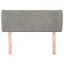 Cabecero de terciopelo gris claro 93x23x78/88 cm de vidaXL, Cabeceros y pies de cama - Ref: Foro24-3117040, Precio: 53,65 €, ...