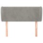 Hellgraues Samtkopfteil 93x23x78/88 cm von vidaXL, Kopf- und Fußteile - Ref: Foro24-3117040, Preis: 55,32 €, Rabatt: %