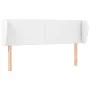 Kopfteil aus weißem Kunstleder, 147 x 23 x 78/88 cm von vidaXL, Kopf- und Fußteile - Ref: Foro24-3116955, Preis: 87,27 €, Rab...