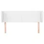 White synthetic leather headboard 147x23x78/88 cm by vidaXL, Headboards and footboards - Ref: Foro24-3116955, Price: 88,79 €,...