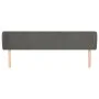 Cabecero de terciopelo gris oscuro 183x23x78/88 cm de vidaXL, Cabeceros y pies de cama - Ref: Foro24-3116925, Precio: 67,87 €...