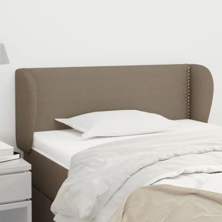 Taupe gray fabric headboard 93x23x78/88 cm by vidaXL, Headboards and footboards - Ref: Foro24-3116990, Price: 48,65 €, Discou...