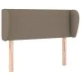 Taupe gray fabric headboard 93x23x78/88 cm by vidaXL, Headboards and footboards - Ref: Foro24-3116990, Price: 48,65 €, Discou...