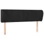 Black velvet headboard 147x23x78/88 cm by vidaXL, Headboards and footboards - Ref: Foro24-3117194, Price: 82,01 €, Discount: %