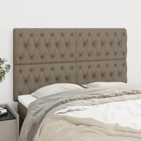 Headboards 4 units of taupe gray fabric 80x7x78/88 cm by vidaXL, Headboards and footboards - Ref: Foro24-3116678, Price: 152,...