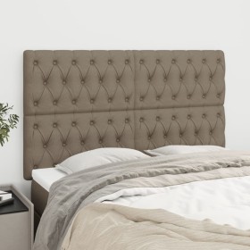Kopfteile 4 Einheiten aus taupegrauem Stoff 80x7x78/88 cm von vidaXL, Kopf- und Fußteile - Ref: Foro24-3116678, Preis: 154,57...