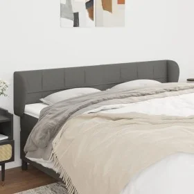 Kopfteil aus dunkelgrauem Stoff, 183 x 23 x 78/88 cm von vidaXL, Kopf- und Fußteile - Ref: Foro24-3117159, Preis: 71,28 €, Ra...