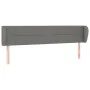 Dark gray fabric headboard 183x23x78/88 cm by vidaXL, Headboards and footboards - Ref: Foro24-3117159, Price: 71,24 €, Discou...