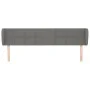 Dark gray fabric headboard 183x23x78/88 cm by vidaXL, Headboards and footboards - Ref: Foro24-3117159, Price: 71,24 €, Discou...