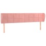 Rosa Samtkopfteil 183x23x78/88 cm von vidaXL, Kopf- und Fußteile - Ref: Foro24-3117209, Preis: 67,69 €, Rabatt: %