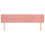 Rosa Samtkopfteil 183x23x78/88 cm von vidaXL, Kopf- und Fußteile - Ref: Foro24-3117209, Preis: 66,94 €, Rabatt: %