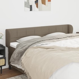 Taupe gray fabric headboard 163x23x78/88 cm by vidaXL, Headboards and footboards - Ref: Foro24-3117154, Price: 60,26 €, Disco...