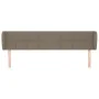 Cabecero de tela gris taupe 163x23x78/88 cm de vidaXL, Cabeceros y pies de cama - Ref: Foro24-3117154, Precio: 70,01 €, Descu...