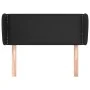 Cabecero de cuero sintético negro 93x23x78/88 cm de vidaXL, Cabeceros y pies de cama - Ref: Foro24-3117082, Precio: 43,94 €, ...