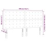 Kopfteile 4 Einheiten aus dunkelgrauem Samt 90x5x78/88 cm von vidaXL, Kopf- und Fußteile - Ref: Foro24-3116827, Preis: 107,88...