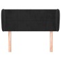 Kopfteil aus schwarzem Samt, 83 x 23 x 78/88 cm von vidaXL, Kopf- und Fußteile - Ref: Foro24-3117176, Preis: 47,55 €, Rabatt: %