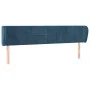 Dunkelblaues Samtkopfteil 203x23x78/88 cm von vidaXL, Kopf- und Fußteile - Ref: Foro24-3117214, Preis: 90,52 €, Rabatt: %