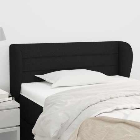Kopfteil aus schwarzem Stoff, 83 x 23 x 78/88 cm von vidaXL, Kopf- und Fußteile - Ref: Foro24-3117260, Preis: 57,44 €, Rabatt: %