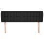 Cabecero de cuero sintético negro 147x23x78/88 cm de vidaXL, Cabeceros y pies de cama - Ref: Foro24-3117234, Precio: 73,41 €,...