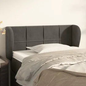 Dunkelgraues Samtkopfteil 93x23x78/88 cm von vidaXL, Kopf- und Fußteile - Ref: Foro24-3117181, Preis: 53,34 €, Rabatt: %