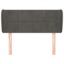 Dunkelgraues Samtkopfteil 93x23x78/88 cm von vidaXL, Kopf- und Fußteile - Ref: Foro24-3117181, Preis: 57,17 €, Rabatt: %