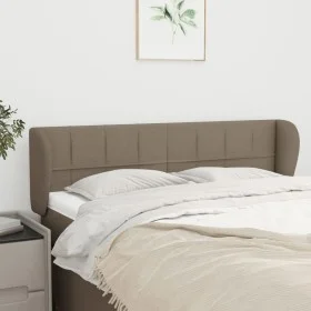 Kopfteil aus taupegrauem Stoff, 147 x 23 x 78/88 cm von vidaXL, Kopf- und Fußteile - Ref: Foro24-3117146, Preis: 69,49 €, Rab...